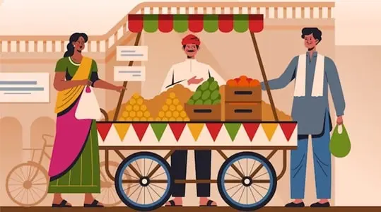 street-food cart