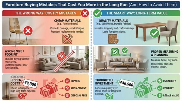 Furniture Buying Mistakes